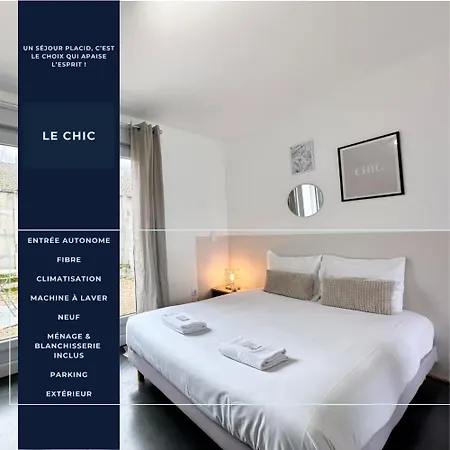 Le Chic - Parking - Exterieur - Fibre - Calme Apartmán Mont-de-Marsan